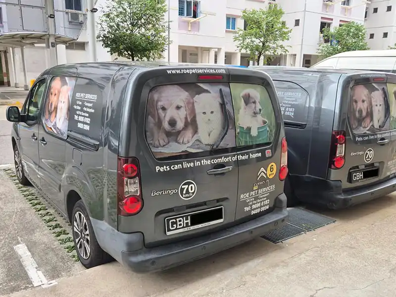 Roe Pet Services Van